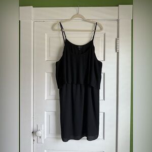 Mossimo Supply Co Pleated Black Mini Dress